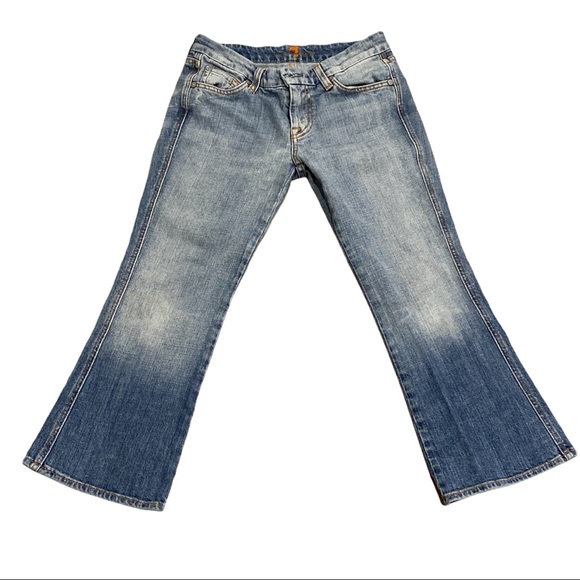 NWOT 7 For All Mankind Crop “A” Pocket Jeans! - Picture 4 of 8